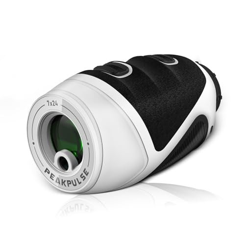 PEAKPULSE 1200 Yards Mini Small Light‌ Golf Range Finder 6oz for Golfer and Hunter Rangefinder HDLCD 7X Magnification Rechargeable Angle Compensation Men Women Girl Boy - Image 1