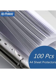 Maxi 100-Piece A4 60 Micron Sheet Protector Set Clear  - Image 4