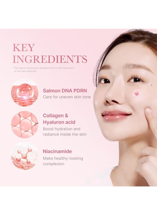 Medicube Korean Premium Salmon Extract Pink Collagen Capsule Cream, lightweight and moisturizing, with niacinamide for brightening and evening skin tone (2 oz/55 g). - Image 5