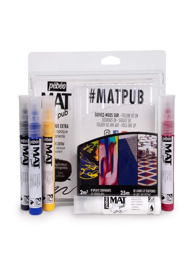 Pebeo Acrylic Mat Pub 5 x 30 ml Discovery Set - Image 3