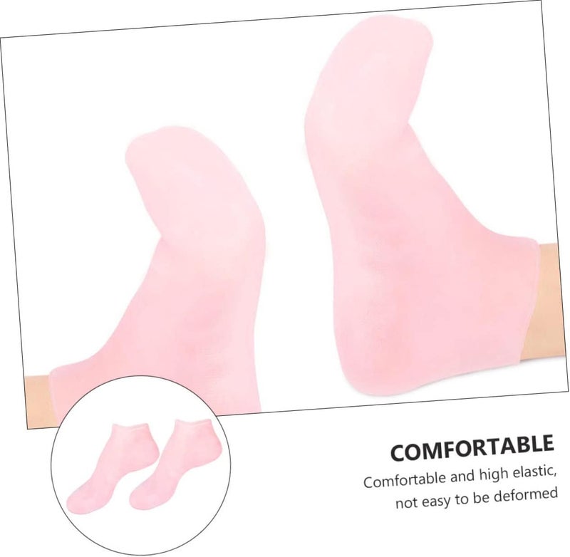 Healeved 1set Exfoliating Moisturizing Glove Set Overnight Dry Hand Treatment Socks - Image 3