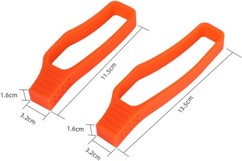 cheekyglo 2PCS ike Chin Protectors, nti-Scrtch icycle Chin Ruer Protector MT Frame Protection Sleeve icycle Chin Sty Gurds,Ornge-Orange - Image 4