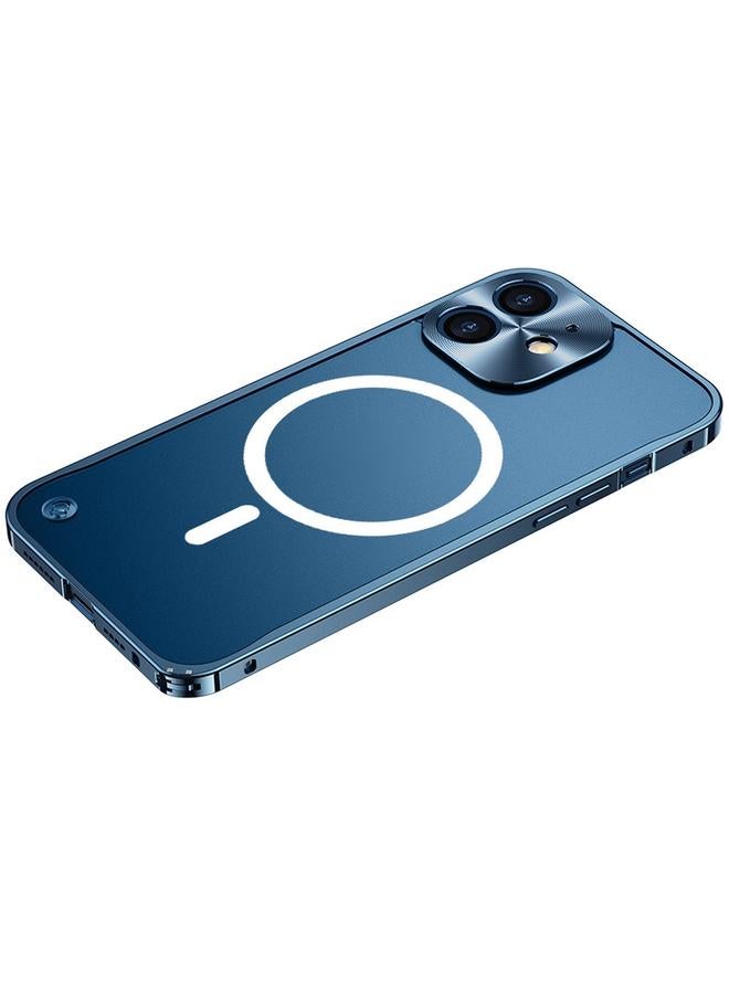 Zaboon Case For iPhone 12 Metal Frame Frosted PC Shockproof Magsafe Case - Image 1