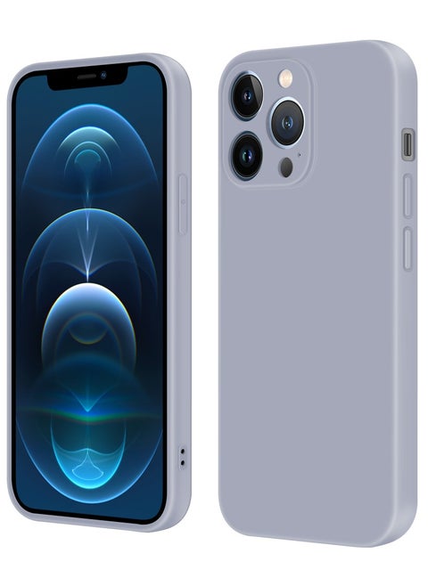 INFOSUN Compatible with apple iPhone 12 Pro Max Full Coverage for Protective Case, Ultra Slim Soft Silicone Gel TPU Cover, Matte Surface Ultra-Thin Case, for iPhone 12 Pro Max (Gray)