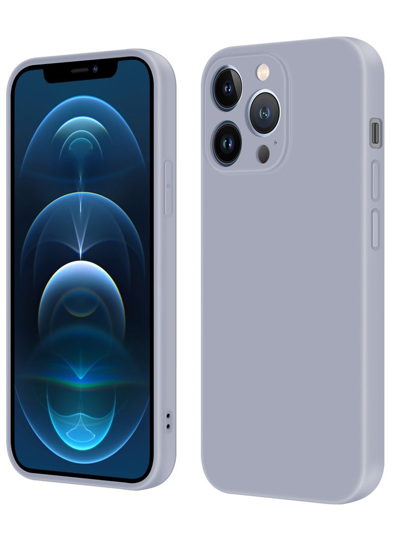 INFOSUN - INFOSUN Compatible with apple iPhone 12 Pro Max Full Coverage for Protective Case, Ultra Slim Soft Silicone Gel TPU Cover, Matte Surface Ultra-Thin Case, for iPhone 12 Pro Max (Gray) - Image 1