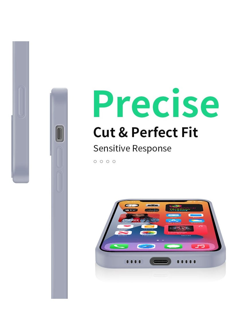 INFOSUN - INFOSUN Compatible with apple iPhone 12 Pro Max Full Coverage for Protective Case, Ultra Slim Soft Silicone Gel TPU Cover, Matte Surface Ultra-Thin Case, for iPhone 12 Pro Max (Gray) - Image 1