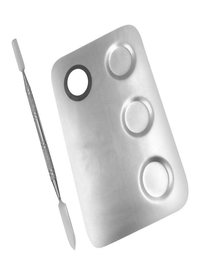 Glamezone Stainless Steel 4 Paint Wells Palettes - Image 5