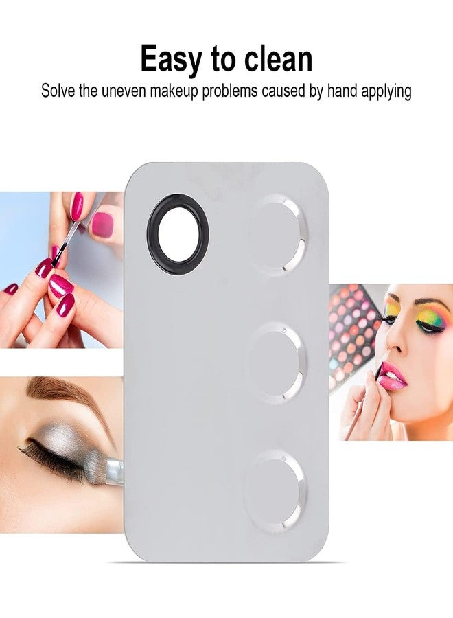 Glamezone Stainless Steel 4 Paint Wells Palettes - Image 2