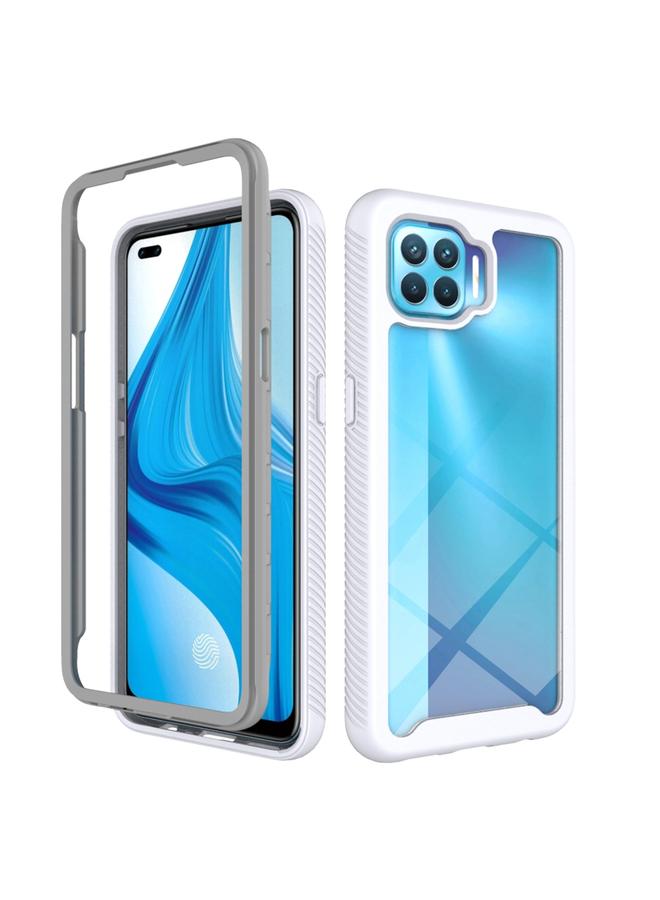 اس-توب جراب لهاتف OPPO A93 Starry Sky بلون سادة مقاوم للصدمات مصنوع من مادة البولي يوريثين الحراري + جراب واقٍ من مادة البولي يوريثين الحراري - Image 1