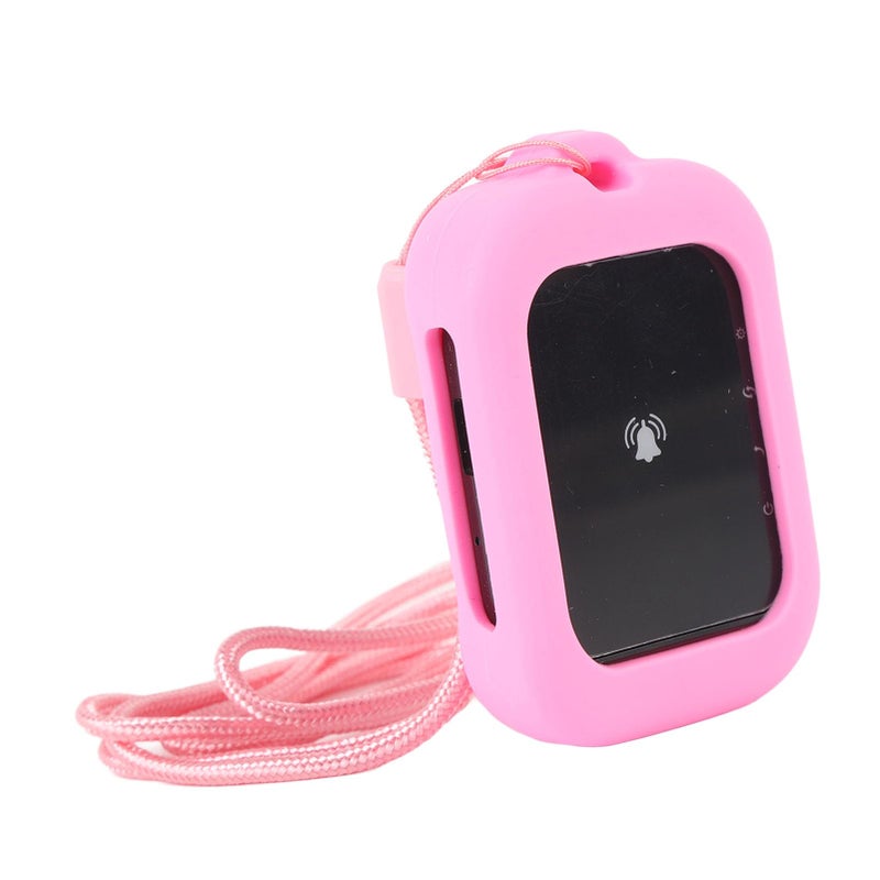 Wireless Calling System 1 Receiver 1 Call Key IPX4 Water Resistant with Learning Code Pink - Image 4