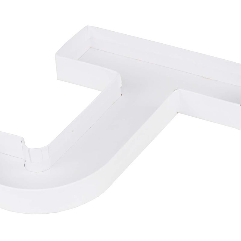 WENPACK 8"" Small Fillable Cardboard Letter Shaped Paper Mache Cutouts Candy Tray Food Container(J) - Image 3