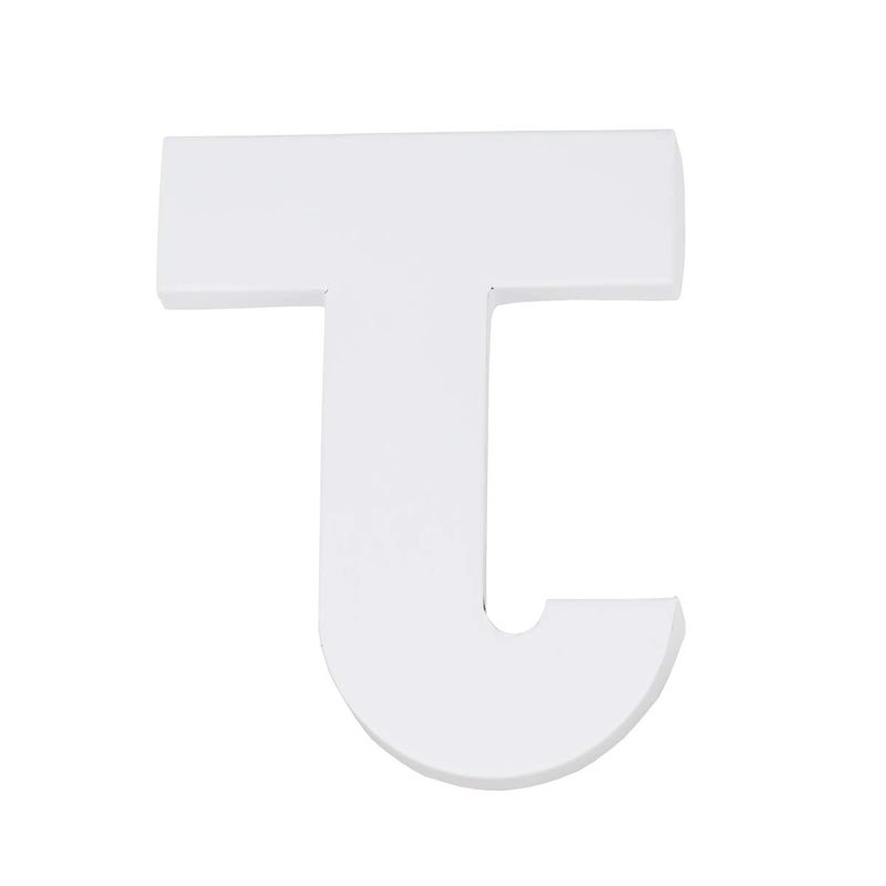 WENPACK 8"" Small Fillable Cardboard Letter Shaped Paper Mache Cutouts Candy Tray Food Container(J) - Image 4