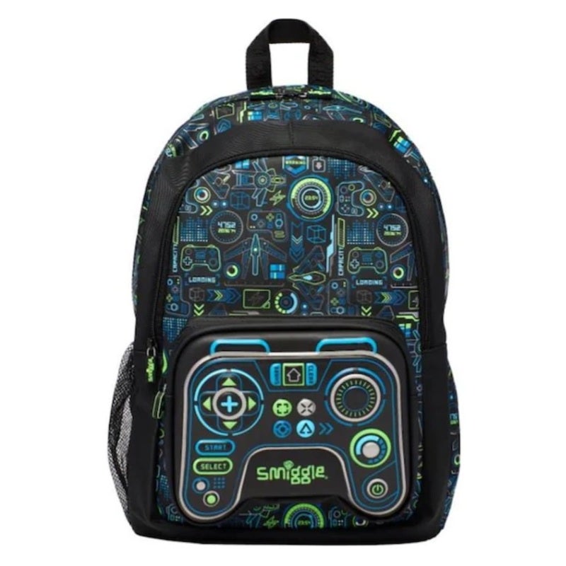 Large Cartoon Backpack: 42 X 30Cm Durable Canvas With PU Accents - Spacious Large Capacity Backpack for Elementary School Students In Grades 1 To 6 - Image 1