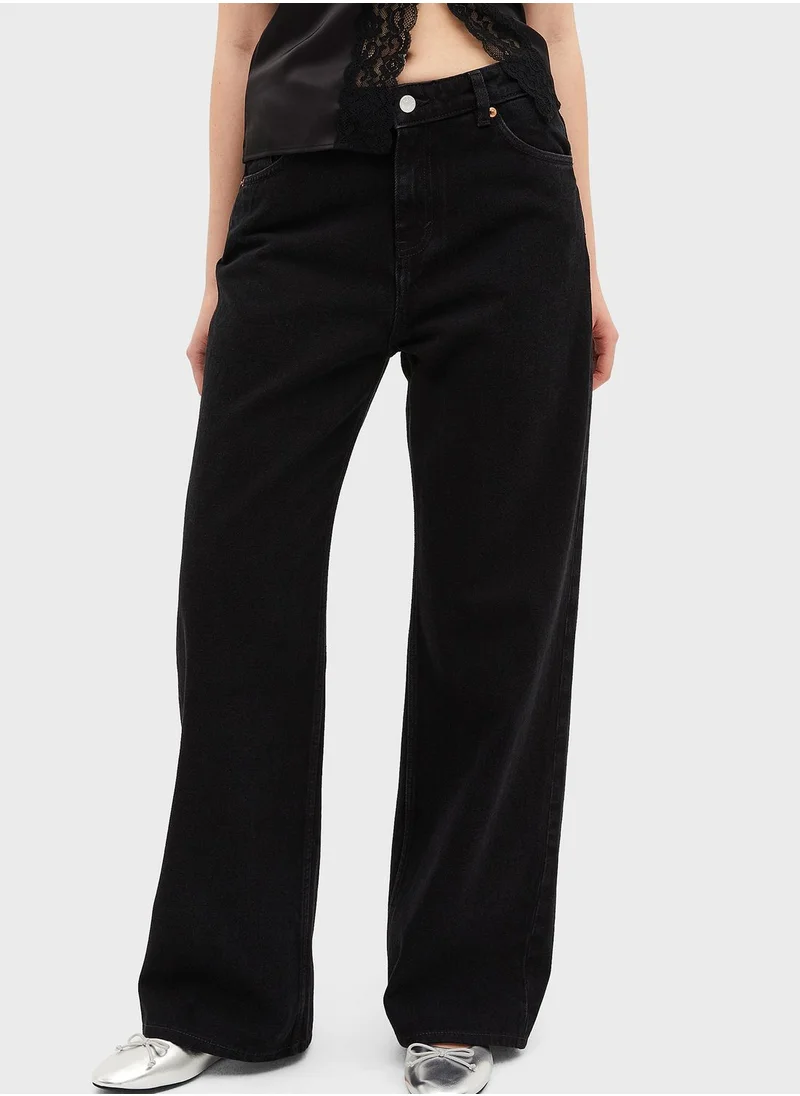 مونكي High Waist Denim Jeans