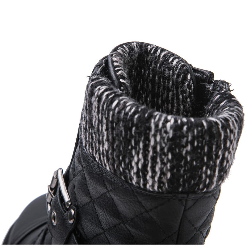 GLOBALWIN Women's 2102 Black Ankle Booties Fashion Combat Boots 9M - Image 3