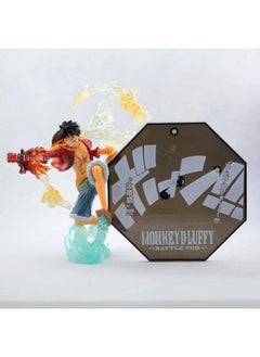 Trunkin Trunkin One Piece Monkey D Luffy Battle Action Figure |Weeb Manga Collectible Model Toy | Anime Polyvinyl Chloride Figurine,Multicolor,13 X 13 cm  - Image 5