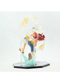 Trunkin Trunkin One Piece Monkey D Luffy Battle Action Figure |Weeb Manga Collectible Model Toy | Anime Polyvinyl Chloride Figurine,Multicolor,13 X 13 cm  - Image 4