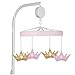 Trend Lab Sammy & Lou Tiara Princess Baby Crib Mobile with Music, Crib Mobile Arm Fits Standard Crib Rail - Image 2