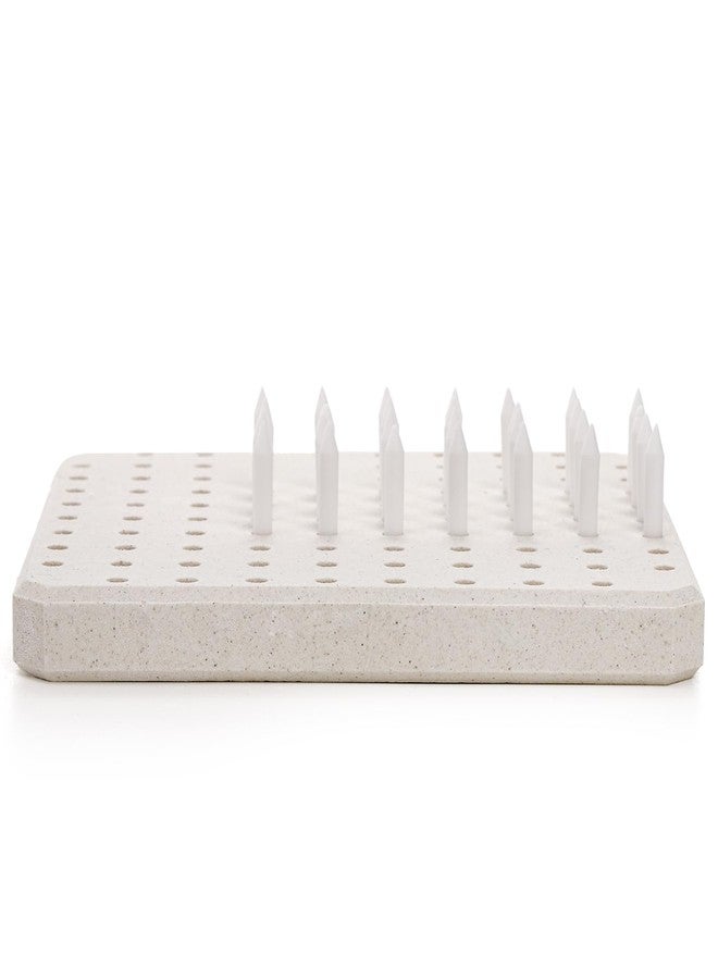 ZENFUN Kiln Stilts Support Nails Pottery Firing Mat, Ceramic Refractory Support Pad, High Temperatures Resistant Firing Kiln Burning Tools Accessories for Potters, Clay Pottery, Ceramic Hobbyists - Image 3
