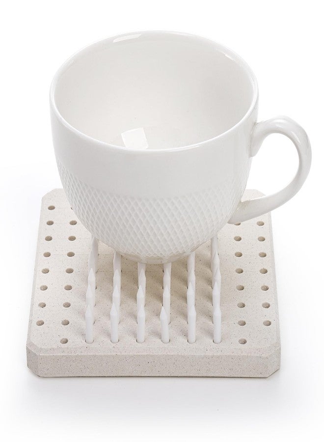 ZENFUN Kiln Stilts Support Nails Pottery Firing Mat, Ceramic Refractory Support Pad, High Temperatures Resistant Firing Kiln Burning Tools Accessories for Potters, Clay Pottery, Ceramic Hobbyists - Image 5