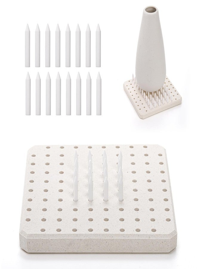 ZENFUN Kiln Stilts Support Nails Pottery Firing Mat, Ceramic Refractory Support Pad, High Temperatures Resistant Firing Kiln Burning Tools Accessories for Potters, Clay Pottery, Ceramic Hobbyists - Image 1