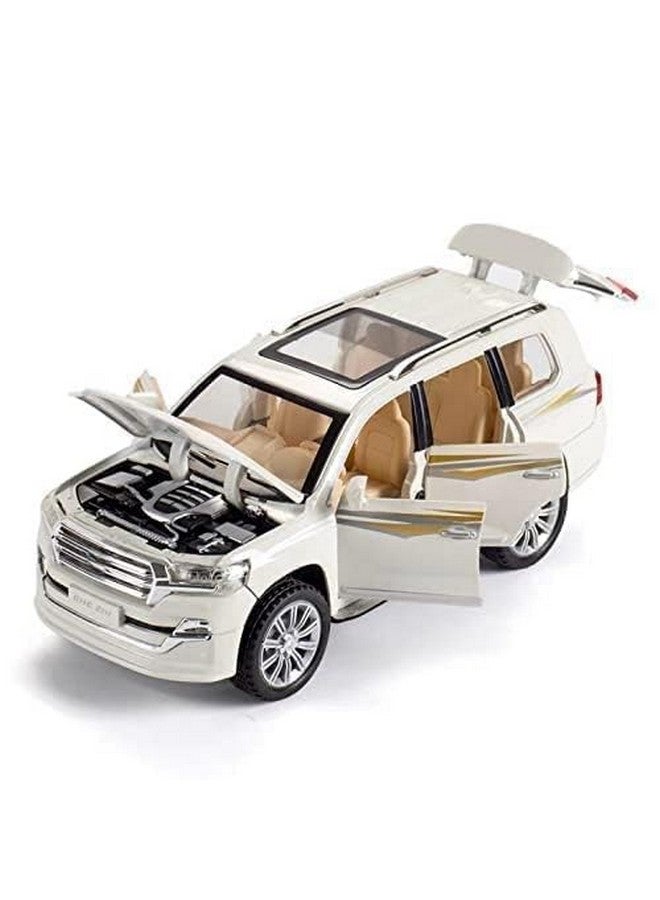 Krireen KRIREEN Diecast SUV 1:24 Scale Big Diecast Model Metal Pull Back Toy car for Kids with Openable Doors & Light, Music Toy Vehicle for Kid (Multi Color/Color May Vary), (Big Size 1:24) - Image 1