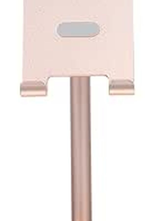 Adjustable Gold Phone Stand Tablet Holder with Height Extension for Desk Office Home - Image 1