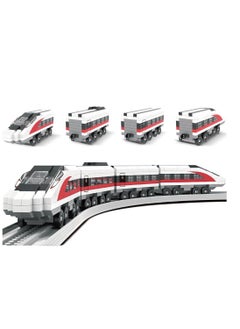 Generic Train Building Blocks Sets High-Speed Train Model Toys Building ...