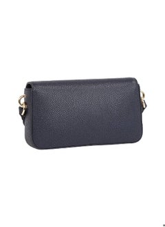 TOMMY HILFIGER Women's Crossover Flap Handbag -  Polyurethane, Blue  - Image 3