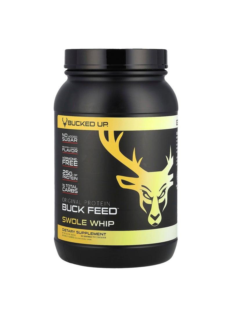 Buck Feed™, Original Protein, Swole Whip, 32.8 oz (930 g)
