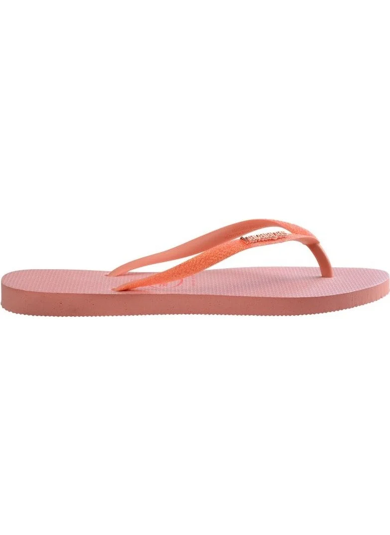 هافاياناس Havaıanas Slım Glıtter Iridescent Peach Rose