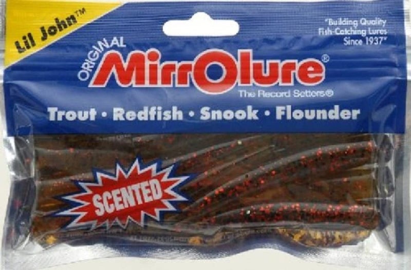 Mirrolure MRLJ-17 Lil John 3-3/4" Watermelon Red Glitter - Image 1