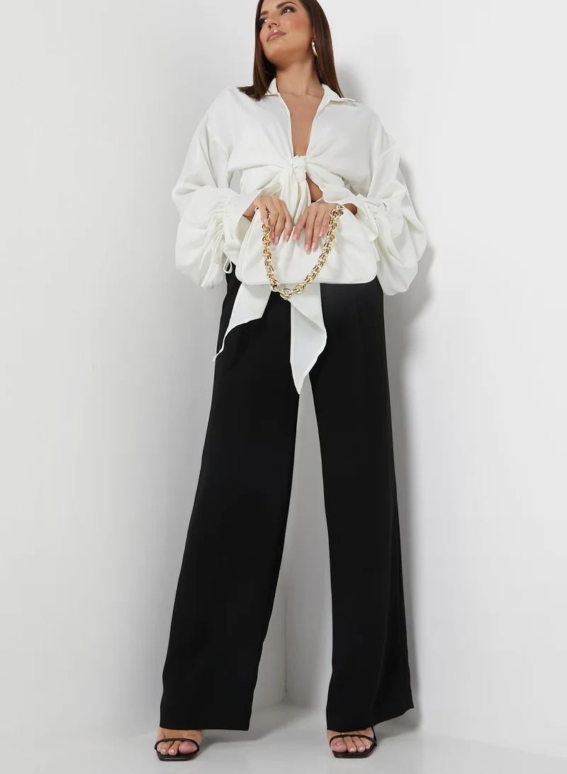 NASTY GAL Knot Detail Top