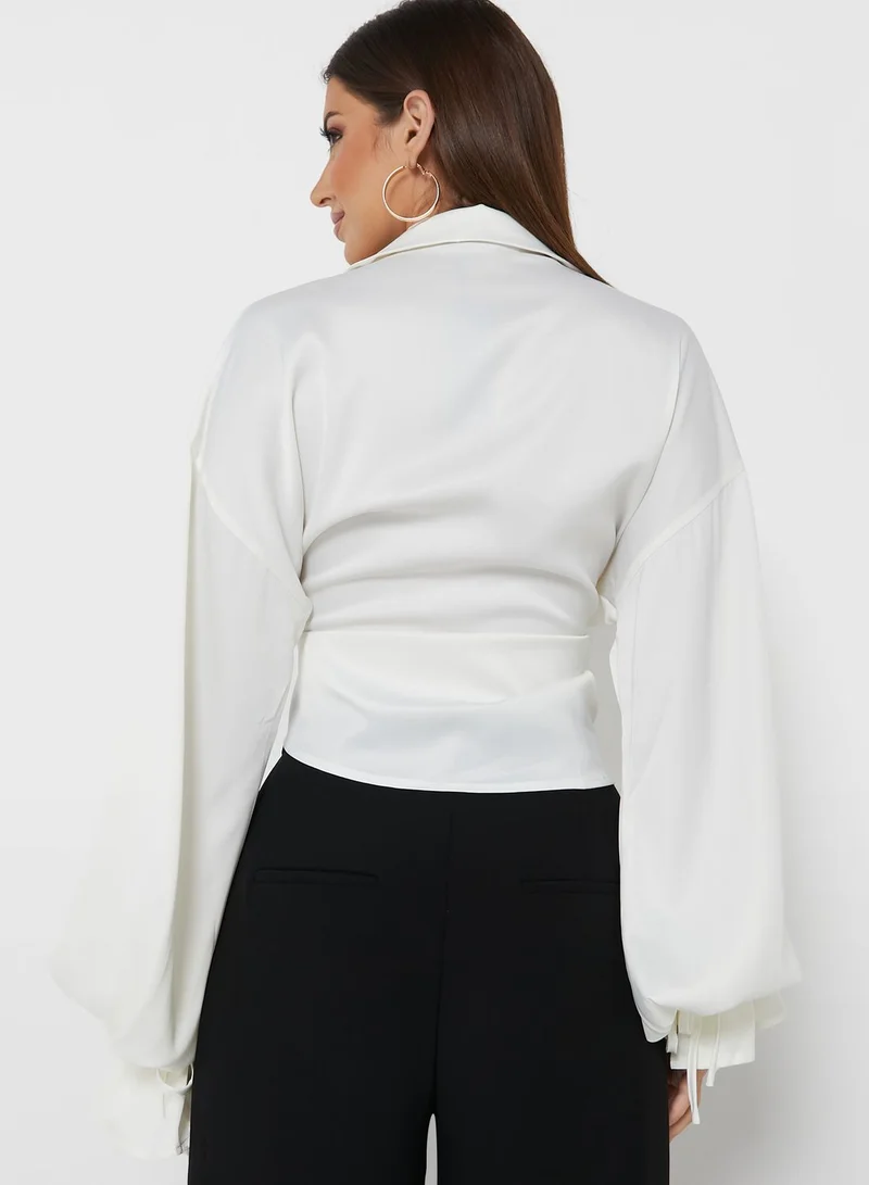 NASTY GAL Knot Detail Top