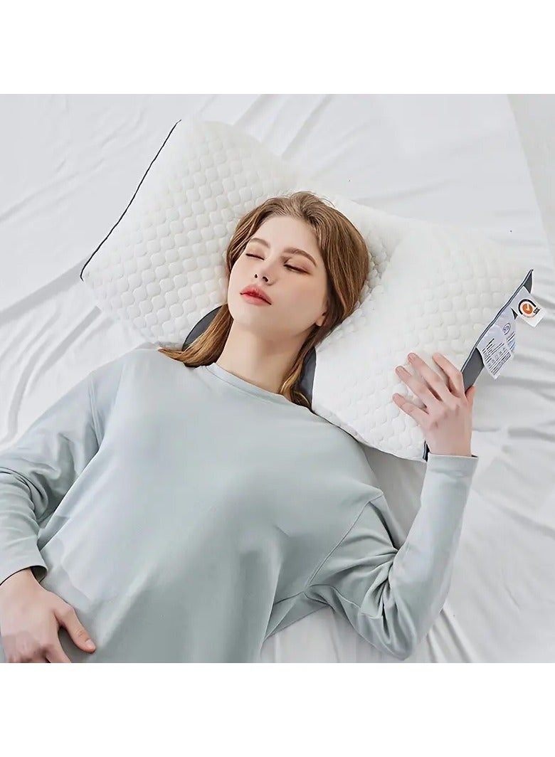 DubaiGallery وسادة عنق محبوكة 1 قطعة، وسادة تدليك للنوم، وسادة قابلة للتنفس، وسادة مضادة للبكتيريا، وسادة لتزيين غرفة المعيشة وغرفة النوم - Image 2