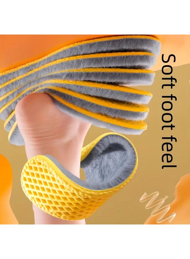 Thermal Shoe Insoles 3 Pairs 6pcs Non Slip Warm Pads For Winter Boots EU37 38 - Image 4