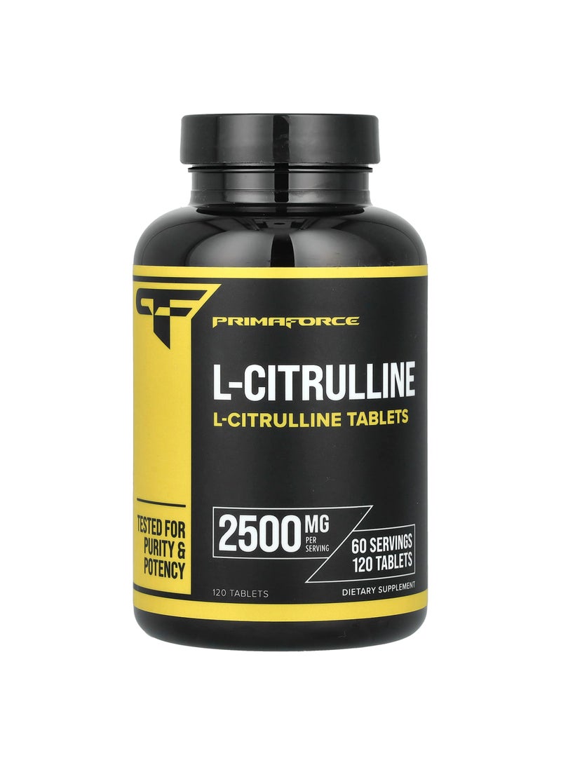 L-Citrulline, 120 Tablets (1,250 mg per Tablet)