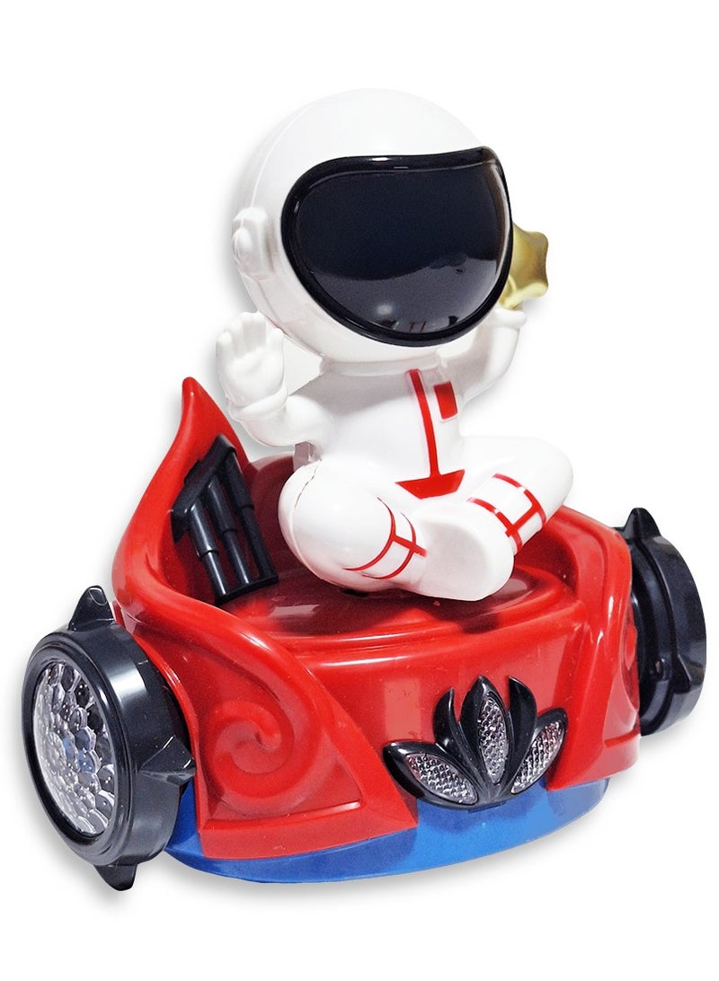 wonderful musical toy for children, a dancing Toy with cartoon characters on a luminous moving wheel board, a new Ramadan lantern toy for children, model NO.5388-2, multi-colored - Image 3