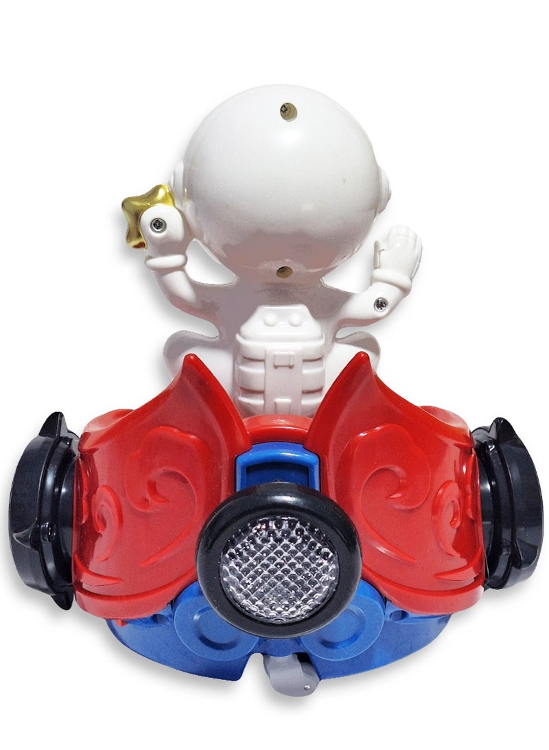 wonderful musical toy for children, a dancing Toy with cartoon characters on a luminous moving wheel board, a new Ramadan lantern toy for children, model NO.5388-2, multi-colored - Image 4