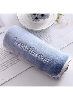 Generic Microfibre Face Towel Set, 5 Packs Super Soft Quick Drying Microfibre Towels, Hanging and Special Embroidery Design Highly Absorbent 35x75cm  - Image 5