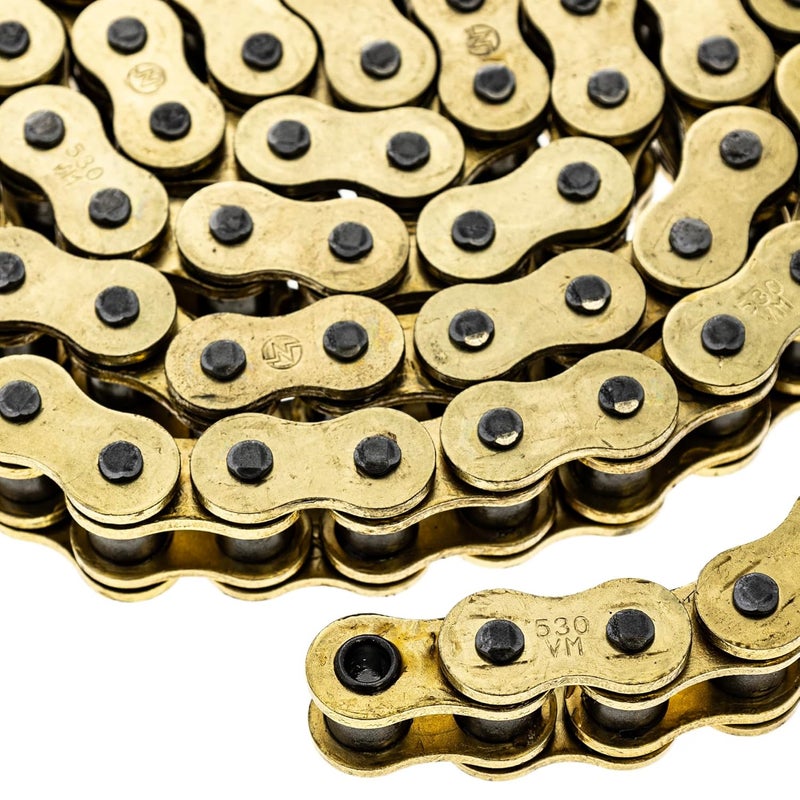 NICHE Gold 530 X-Ring Chain 122 Links with Connecting Master Link - Image 2