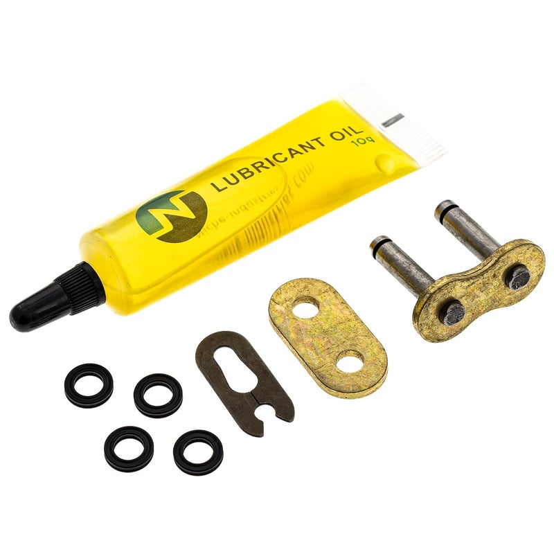 NICHE Gold 530 X-Ring Chain 122 Links with Connecting Master Link - Image 3