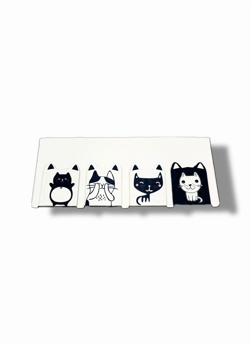 Generic - Bookmarks: Bookmarks for reading, a set of book reading bookmarks, book coding bookmarks, 4 book bookmarks in the shape of cute cats, reusable tab marker, book reading indicator, book reference mark, bookmarks, 4 magnetic book bookmarks, book reading reference marks, reading stop marks, magnetic book marker, book reference symbol, reading tabs, a tool to easily return to the reading position, reading stop mark, bookmark to facilitate reading, bookmark for reading, reference mark when reading books, bookmark for reading books, reusable tab marker, book coding bookmarks, magnetic book reading indicator, cat-shaped book bookmark. - Image 1