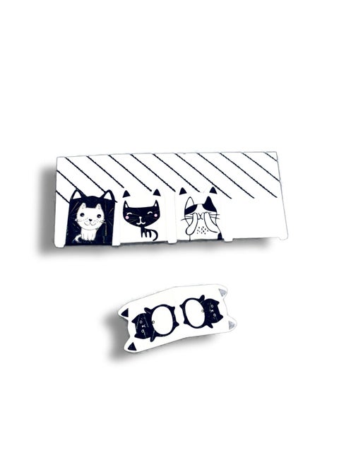 Bookmarks: Bookmarks for reading, a set of book reading bookmarks, book coding bookmarks, 4 book bookmarks in the shape of cute cats, reusable tab marker, book reading indicator, book reference mark, bookmarks, 4 magnetic book bookmarks, book reading reference marks, reading stop marks, magnetic book marker, book reference symbol, reading tabs, a tool to easily return to the reading position, reading stop mark, bookmark to facilitate reading, bookmark for reading, reference mark when reading books, bookmark for reading books, reusable tab marker, book coding bookmarks, magnetic book reading indicator, cat-shaped book bookmark.