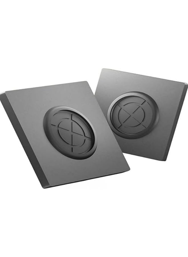 erorex 2 Pack Cable Cover, Brush Wall Plate Kit, In-Wall Cable Entry Cover for Efficient Cable Management, 35mm Faceplate with Brush Insert, Socket Organizer Solution, Wall Mounted Cable Hole Cover - Image 1