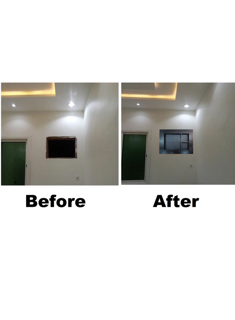 Shelf for Closing Window Air Conditioner Opening Black - Image 2