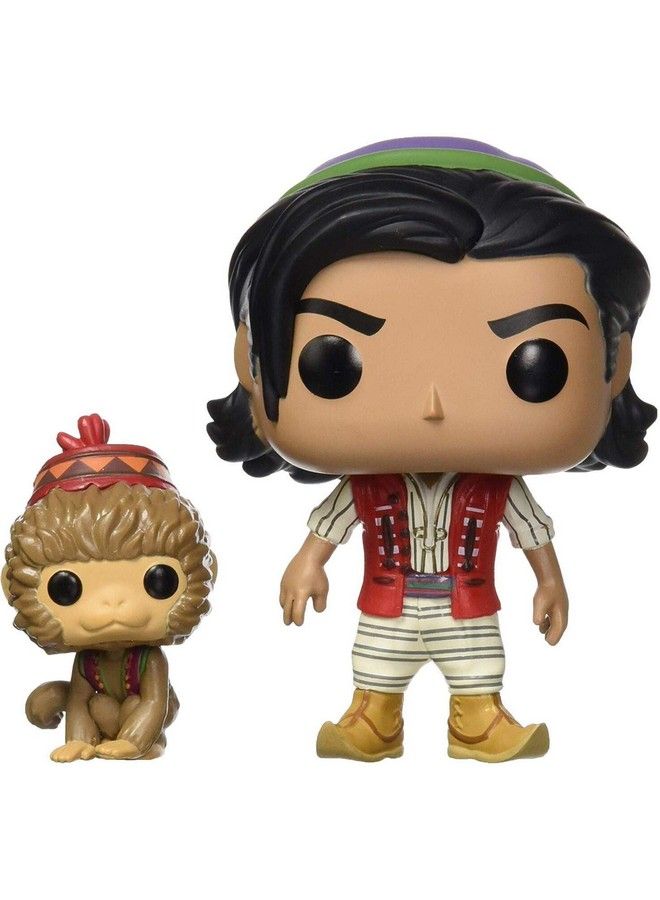 Funko Pop! Disney: Aladdin Live Action Aladdin With Abu Multicolor Us One Size - Image 1