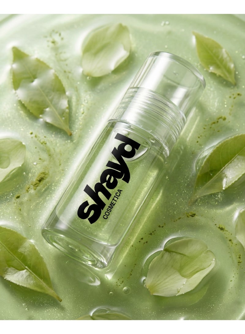 Shayd Cosmetica Hydrarepair Lip Oil - Matcha Mood - Image 4