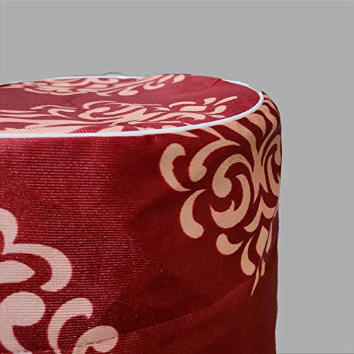 KANUSHI Industries® 2 Pc Water Dispenser Bottle Cover with Water Level Indication 20 L (WD-Blue-Small-LEVS+MAROON-FLORAL-2PC) - Image 5