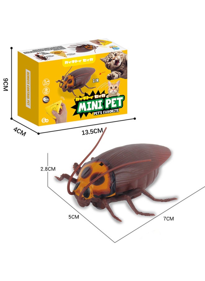 Realistic Remote Control Snake Prank Electric Scary Toy Insect Animal Shake Control Cockroach Centipede Novelty Gag Gift-Color:Two-way Mini Remote Control Mouse  - Image 1